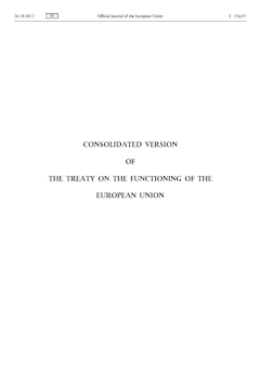Treaty on the Functioning of the EU (consolidated version)