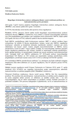 New unfair trade practice restrictions