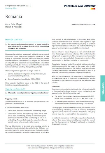 Questions & Answers Romania PLC