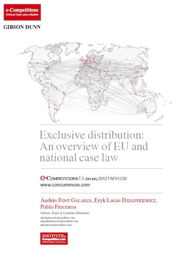 Exclusive distribution: An overview of EU and national case law