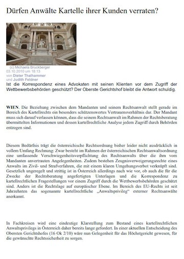 Are lawyers allowed to reveal their clients' cartels?