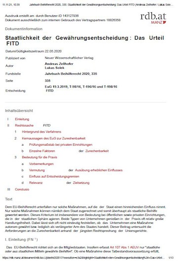 Statehood of the Grant Decision: The Judgement FITD