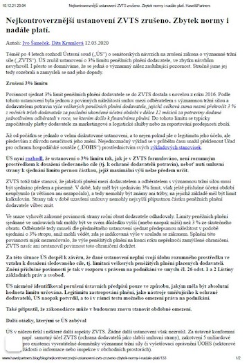 The Most Controversial Provision of the SMPA Repealed. The Rest of the Act Remains Valid