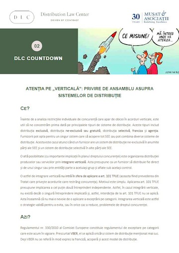 Distribution Law Center Countdown II - “Vertical” in the spotlight: overview of distribution systems