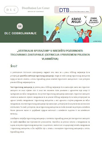 Distribution Law Center Countdown IV - Agency (Definition and temporary transfer of ownership)