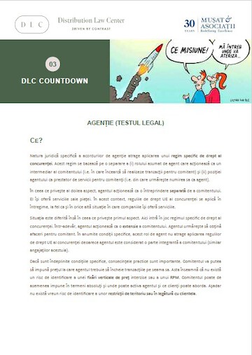 Distribution Law Center Countdown III - Agency (Legal test)