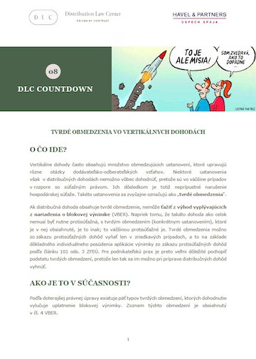 Distribution Law Center Countdown VIII - Hardcore restrictions (general)