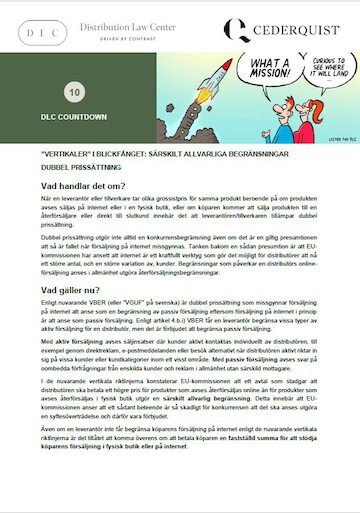 Distribution Law Center Countdown X - Hardcore restrictions (Dual Pricing)