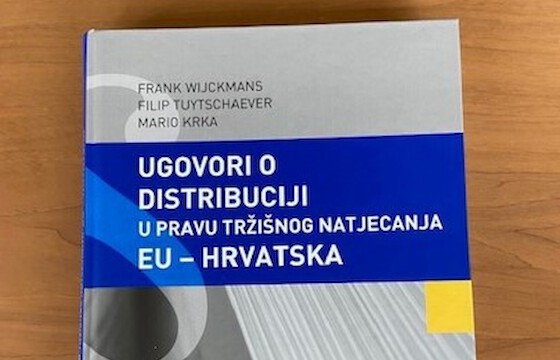 BREAKING NEWS - The Distribution Law Center presents the Croatian book on 'Vertical agreements in EU and Croatian competition law'