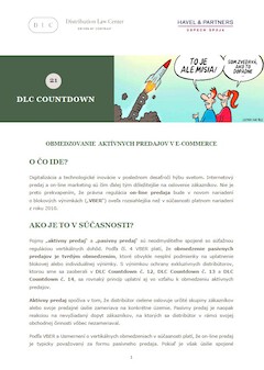 Distribution Law Center Countdown XXI - E-commerce (Online promotions and active sales)