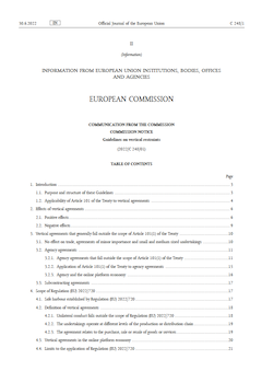 New Vertical Guidelines