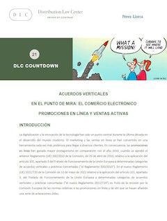 Distribution Law Center Countdown XXI - E-commerce (Online promotions and active sales)