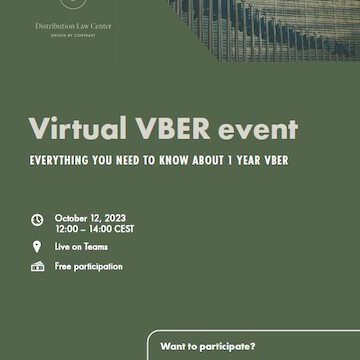 Virtual VBER Event - Everything you need to know about 1 year VBER