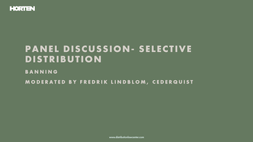PowerPoint Distribution Law Center Meet-up 2025 - Panel discussion - Selective distribution