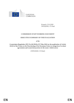Executive summary of evaluation report MVBER
