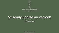 PowerPoint Distribution Law Center Yearly Update on Verticals 2026